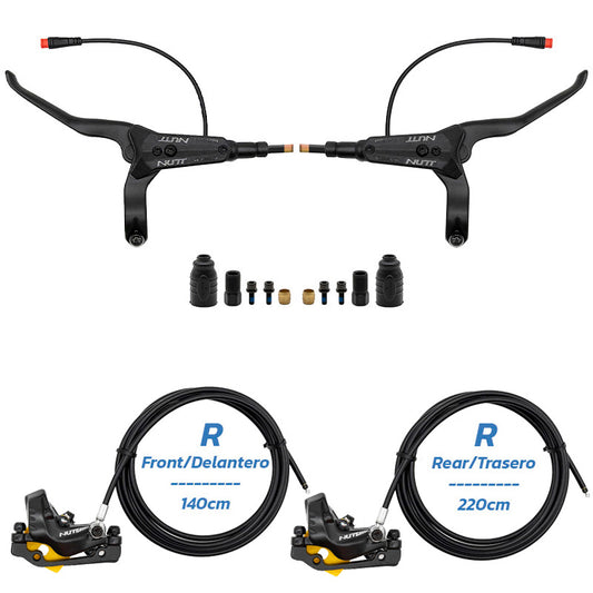 Kit de frein hydraulique noir Y5 Avant R arrière R [NUTT] vue 2