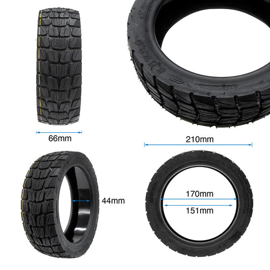 Pneu 8,5x3 tubeless tout-terrain - avec GEL EWHEEL RHINOTRACK vue 2
