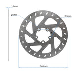 Disque de frein pour Mi4 - 140mm - 5H — vue 2