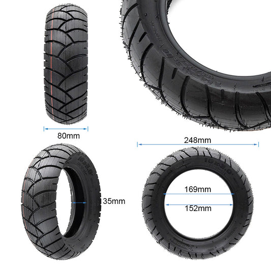 Pneu tubeless 10x3 (80/65-6) [Xuancheng] vue 2