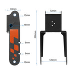 Fourche avant Kukirin G2 (Sans logo) — vue 2