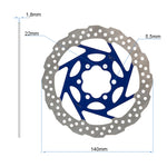 Disque de frein EWD003 - 140mm - bleu — vue 2
