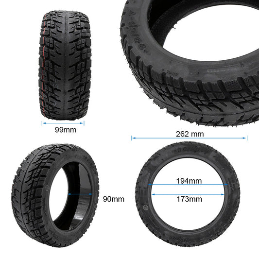 Pneu tubeless off-road 90/55-7 avec gel vue 2