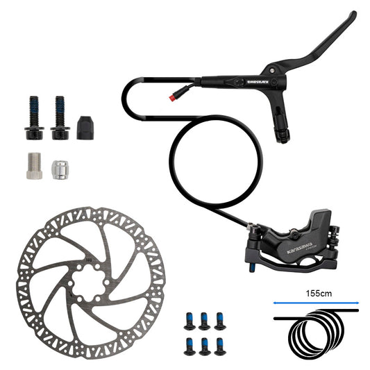 Karasawa Kit frein hydraulique 4 pistons + Disque référence EWF134