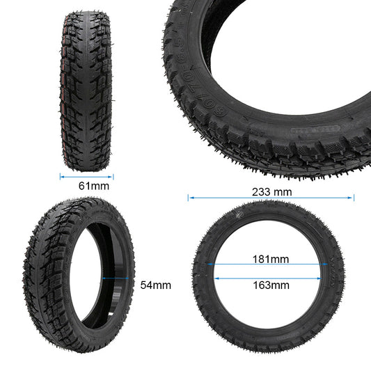 Pneu tubeless off-road 60/70-6,5 avec gel et valve vue 2
