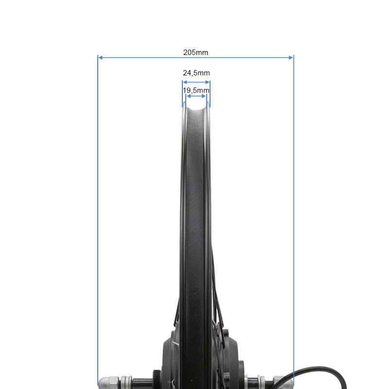 Moteur arrière 27,5x1,95 250 W 42 Nm Ventix Arenox référence EWF218