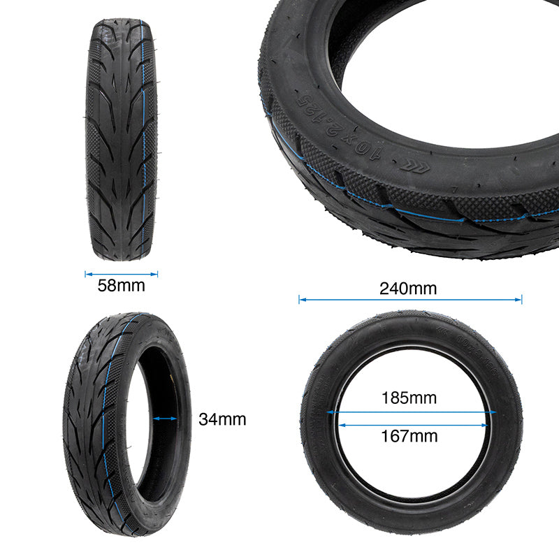 Pneu tubeless 10x2,125-6,5 [Yuanxing] vue 2