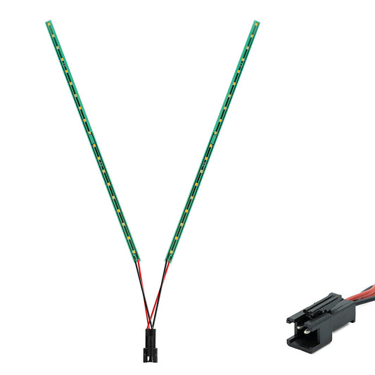 Lumière décorative jaune avec connecteur SM 2 broches ECOXTREM M41 référence EWF327