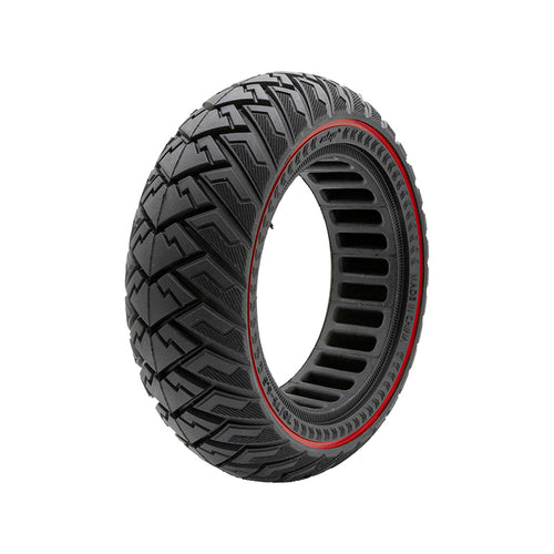 Pneu plein off-road 70/75-6,5 ligne rouge