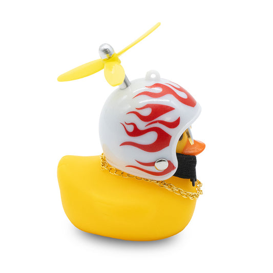 PTO-006 Canard en caoutchouc feu vue 2