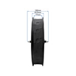 Roues avant 20x4,0 COMMANDO, NAVY, GRANIT — vue 3