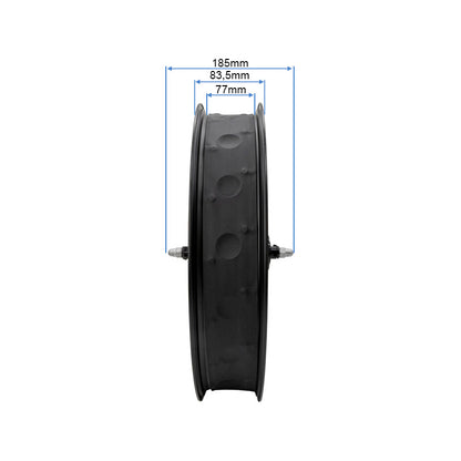 Roues avant 20x4,0 COMMANDO, NAVY, GRANIT vue 3