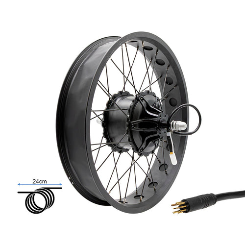 Jante arrière 20x4,0 avec moteur 250W 80Nm COMMANDO/NAVY