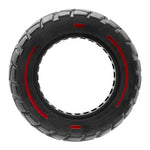 Roue pleine 9x3-5,5 ligne rouge-noir [Amitor] — vue 3