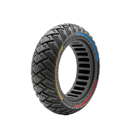 Pneu plein 10x2,70-6,5 (10X2,75) – tricolore référence EWF694