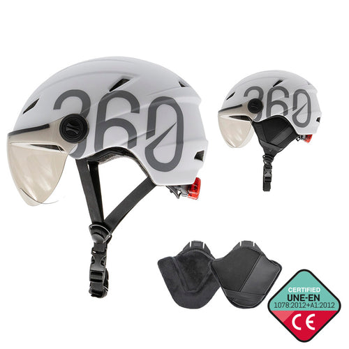 GLOOB Urbain - Bianco/Gris – Oreillettes Amovibles