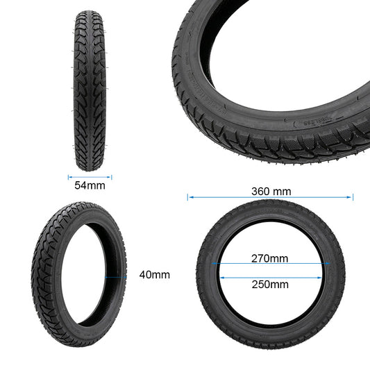 Pneu tubeless route urbaine 14x2,125 (57-254) vue 2