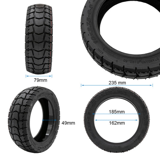 Pneu tubeless 10x2,75-6,5 avec gel vue 2
