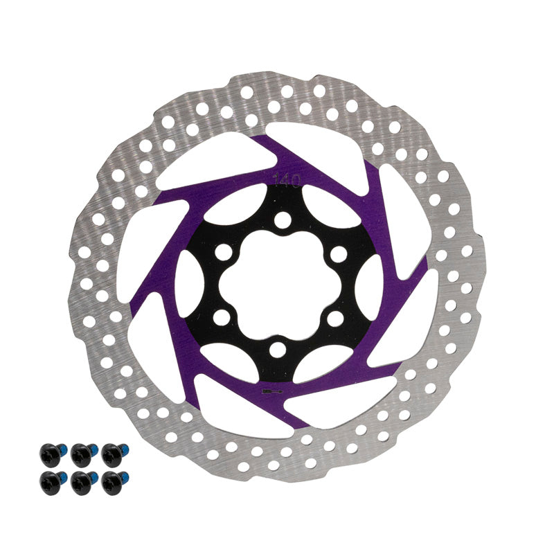 Disque de frein V2 6H 140 mm violet référence EW5466