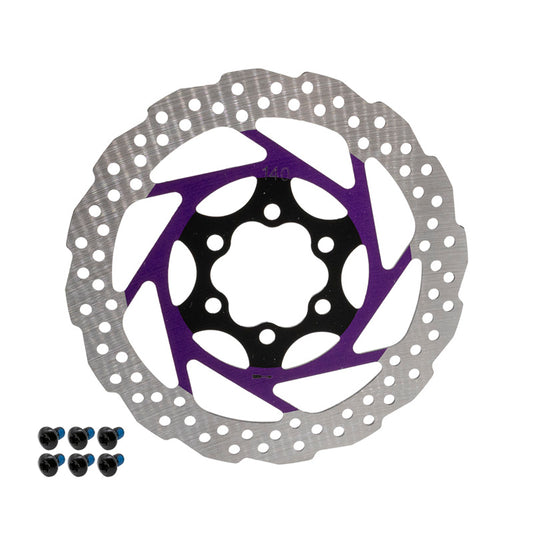 Disque de frein V2 6H 140 mm violet référence EW5466