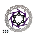 Disque de frein V2 6H 140mm Violet — vue 1