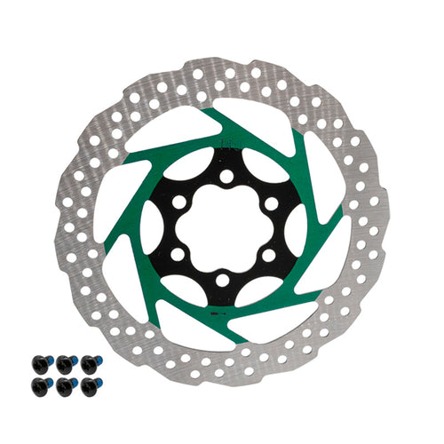 Disque de frein V2 6H 140mm Vert
