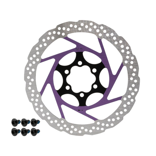 Disque de frein V2 6H 160mm Violet