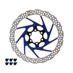 Disque de frein V2 6H 180mm Bleu — vue 1