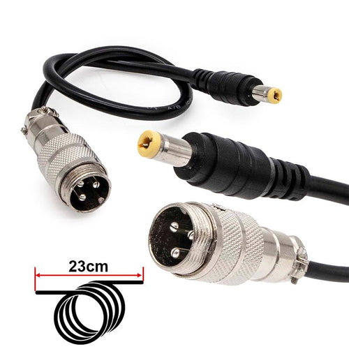 Adaptateur GX16 vers DC55x21