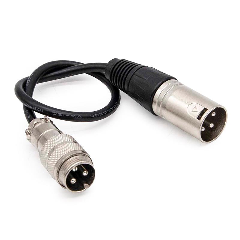 Adaptateur GX16 vers XLR vue 2