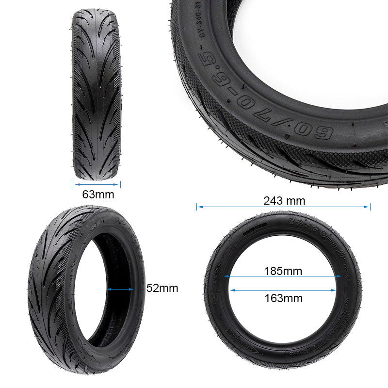 Pneu tubeless 60/70-6,5 [Yuanxing] vue 2