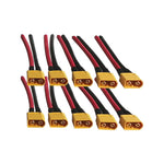Prises XT60 male cable 10cm x10 pcs — vue 2