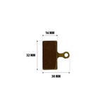 Plaquettes de frein metalliques Shimano G03S — vue 3