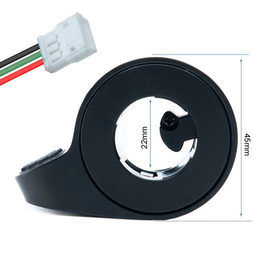 Accélérateur noir 13cm Ninebot E2 E / E2 Plus [Ninebot] - Connecteur JST ZH vue 2