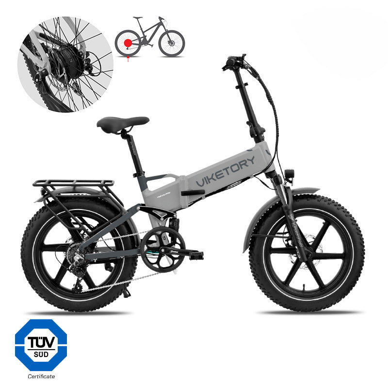 Brave — Fatbike pliant gris — Viketory