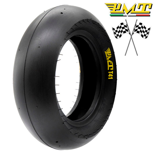 Pneu tubeless radial 90/65R6.5"- T41 slick [PMT]  référence EWM740