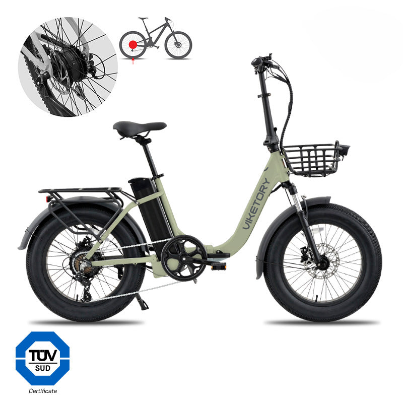 Fatbike pliant électrique Granit Vert Jade référence EW5576