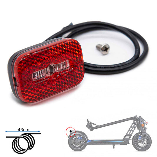 Feu arrière pour garde-boue 5-72V pour Ecoxtrem référence ELU-012