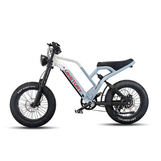 NAVY vélo électrique FATBIKE Bleu marine/Blanc vue 2