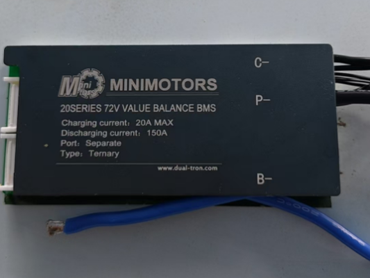 BMS 72V 150A CAN Dualtron Alien référence DLT01760