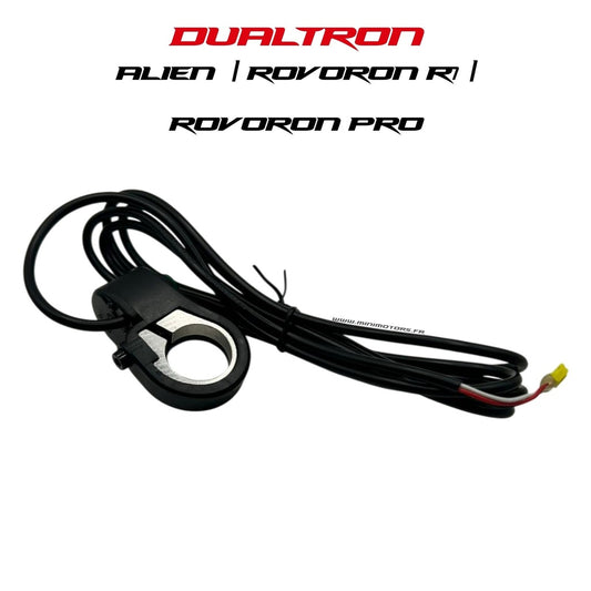 Bouton turbo avec câble 1800 mm Dualtron Alien, Rovoron R7 et R7 Pro référence DLT01772