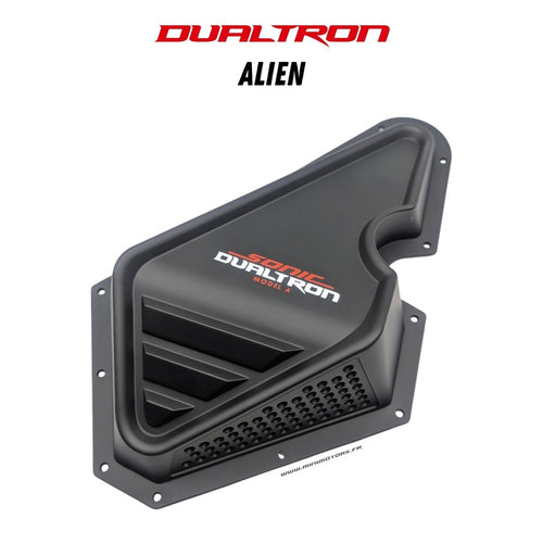 Cache droit de boîtier de colonne de direction noir Dualtron Alien