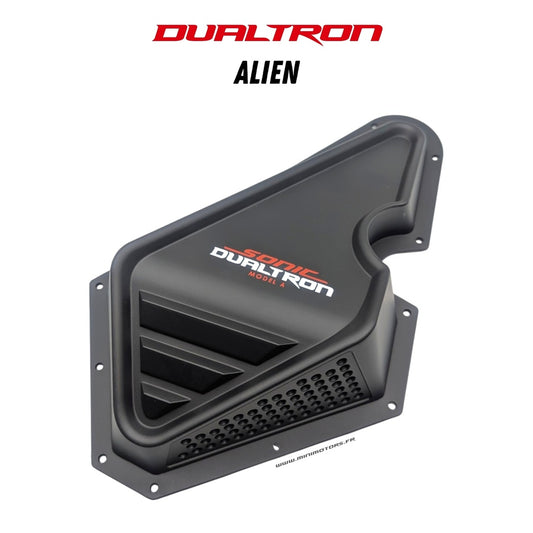 Cache droit de boîtier de colonne de direction noir Dualtron Alien référence DLT01785