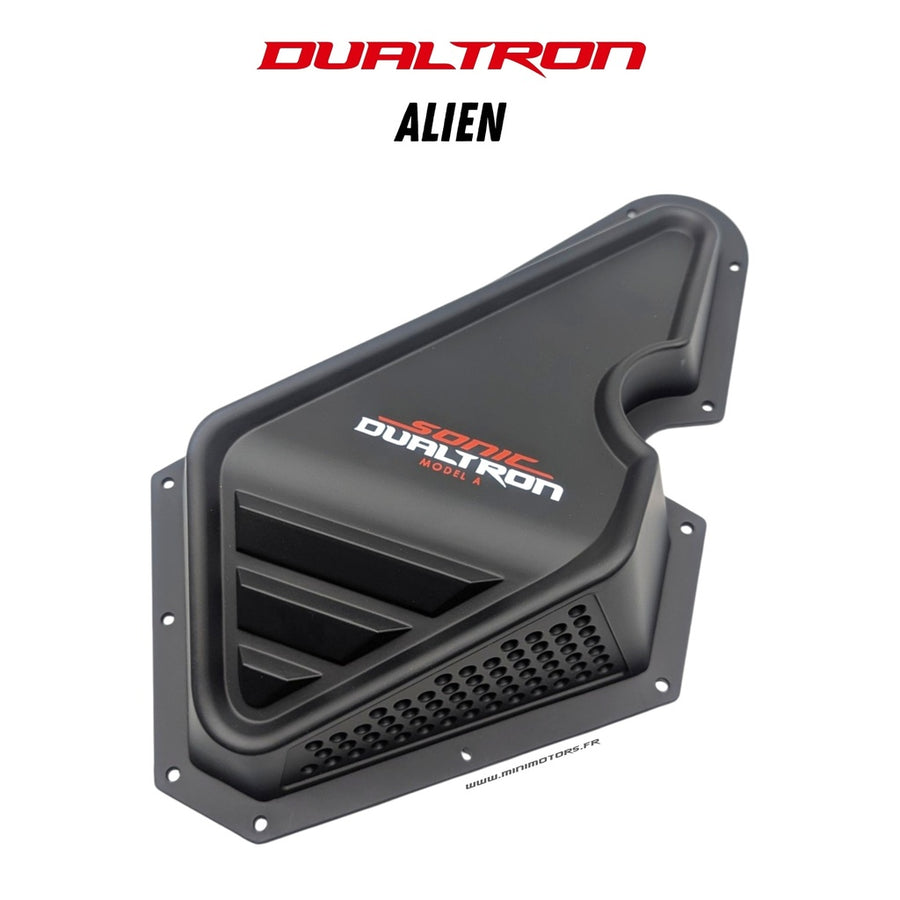 Cache droit de boîtier de colonne de direction noir Dualtron Alien