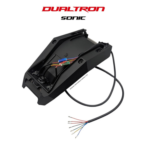 Garde-boue arrière noir avec feu intégré pour Dualtron Sonic