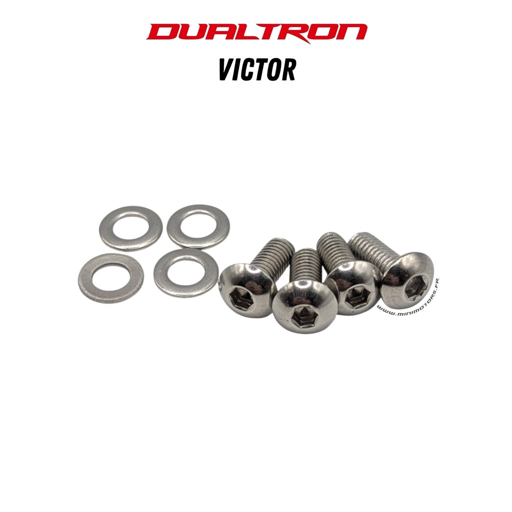Lot de 4 vis de garde-boue arrière Dualtron Victor, Victor Luxury et Victor Luxury +